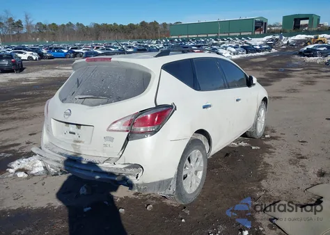 2014 Nissan Murano Sl из США, поврежденный, VIN JN8AZ1MU8EW403228